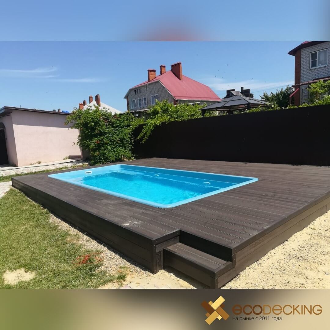 Террасная доска ECODECKING