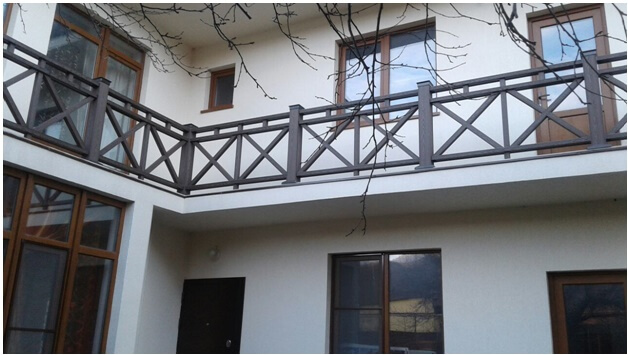 Ограждения для террасы под дерево