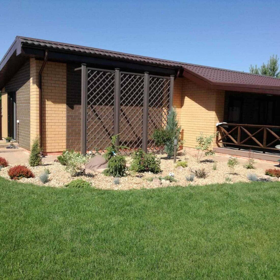 Шпалера из ДПК