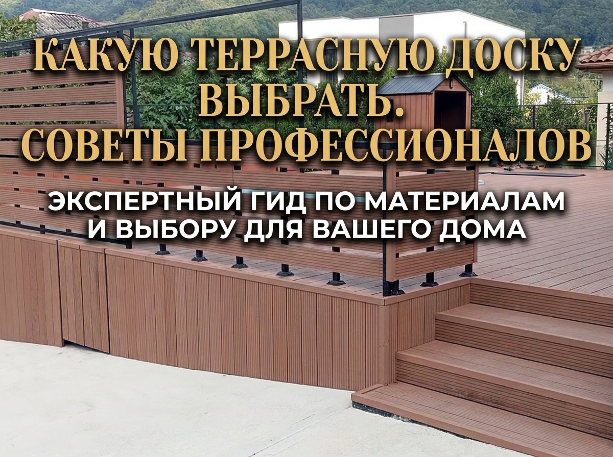 Какую террасную доску выбрать. Советы профессионалов Какую террасную доску выбрать. Советы профессионалов