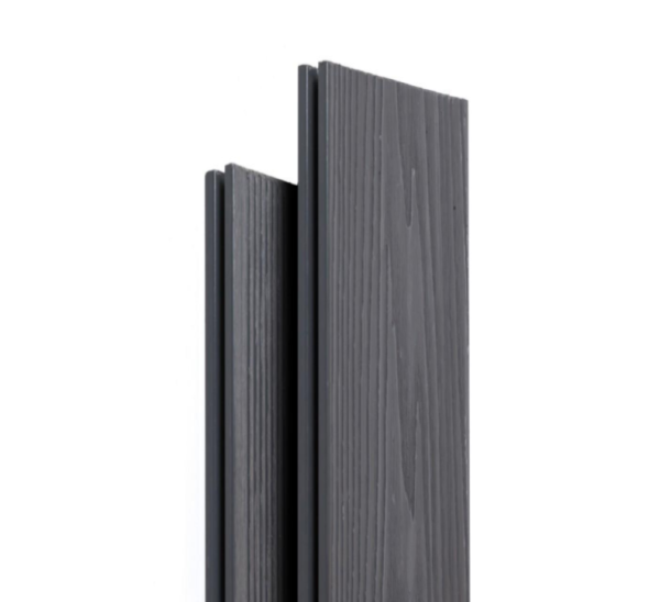 Террасная доска Экодекинг Титан 3D 140х25x4000 Серый