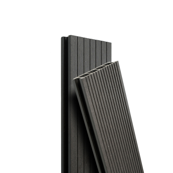 Террасная доска Экодекинг Базик 140х28х4000 Графит