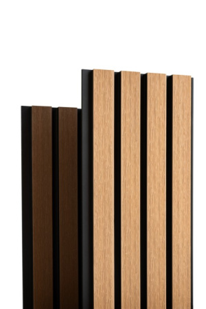 Фасадная реечная панель Ecodecking Скай коэкструзия 200х20х3000 Тик