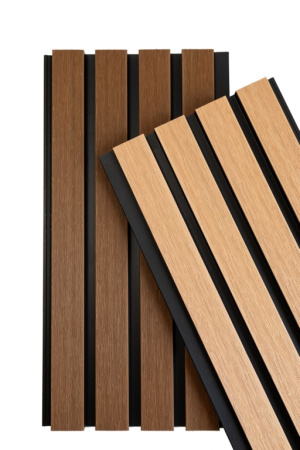 Фасадная реечная панель Ecodecking Скай коэкструзия 200х20х3000 Тик