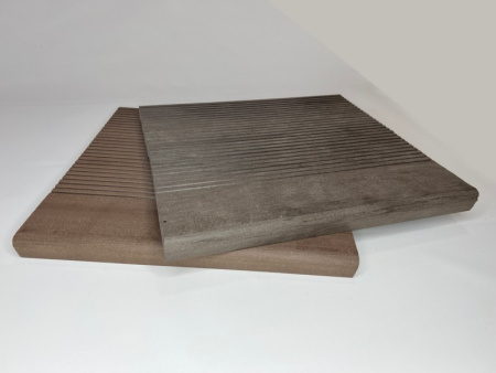 Ступень Ecodecking Техно полнотелая 345х22х4000 Венге