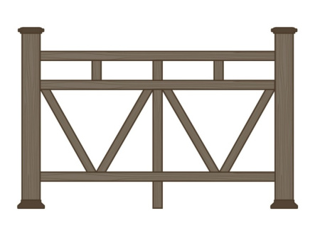 Ограждение из ДПК Ecodecking Вектор