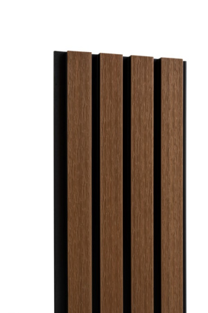 Фасадная реечная панель Ecodecking Скай коэкструзия 200х20х3000 Тик