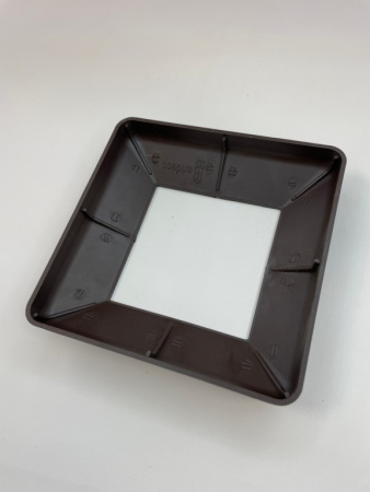 Юбка столба заборного Ecodecking Техно 120х120 Шоколад