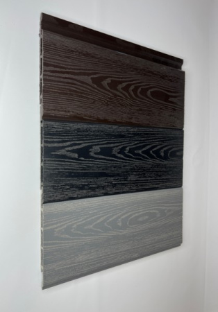 Фасадная доска (Сайдинг) Ecodecking Титан 160х17x4000 Антрацит