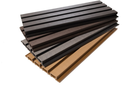 Фасадная доска Ecodecking Техно реечная 200х26х3000 Бронза