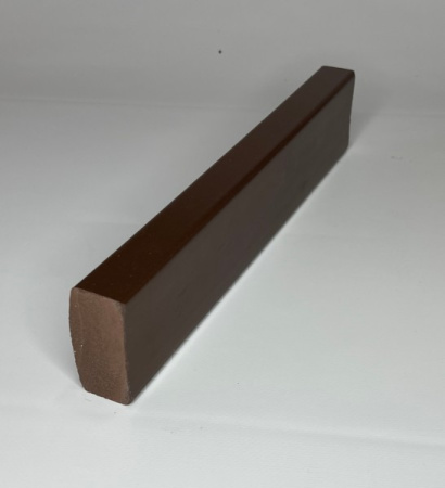 Лавочный брус Ecodecking Некст полнотелый брашированный 70х35х3000 Шоколад