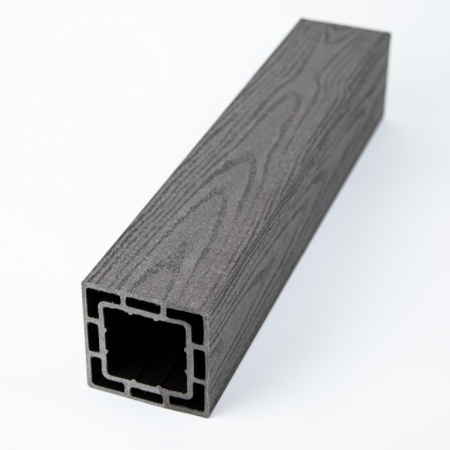 Столб для ограждений Ecodecking Техно 100x100x3000 Шоколад