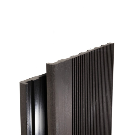 Ступень Ecodecking Техно полнотелая 345х22х4000 Венге