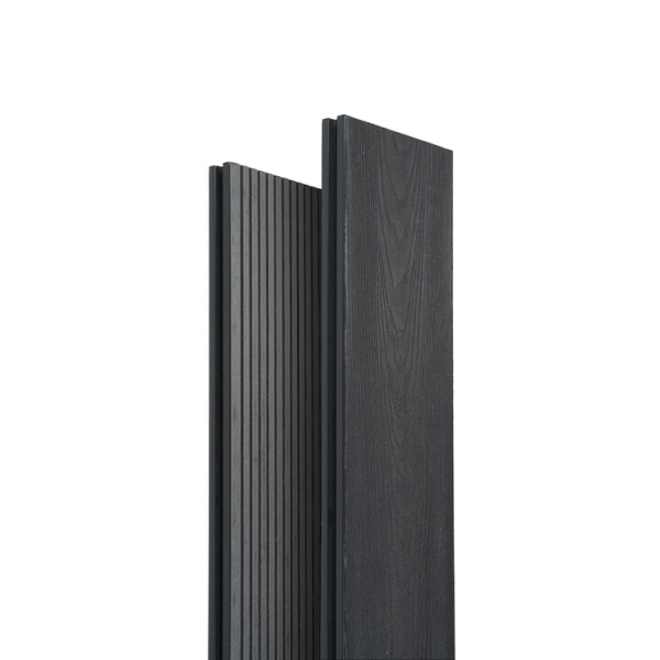 Террасная доска Экодекинг Комфорт плюс 3D 146х24x4000 Графит