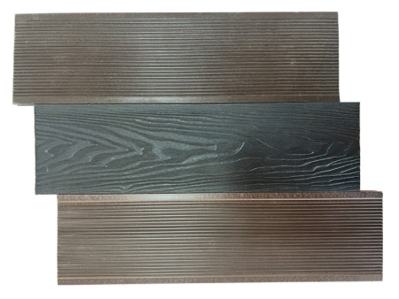 Террасная доска Ecodecking Экстра 3D полнотелая 140х20x4000 Графит