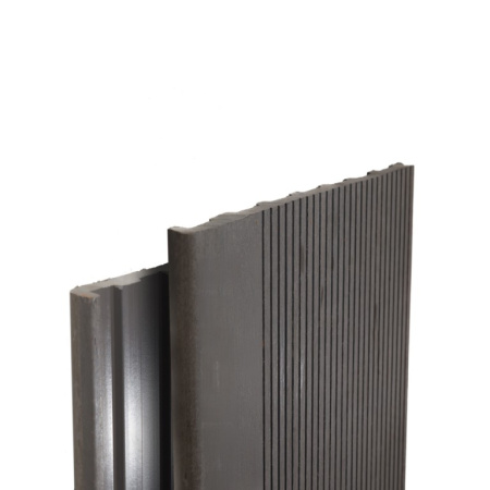 Ступень Ecodecking Техно полнотелая 345х22х4000 Серая