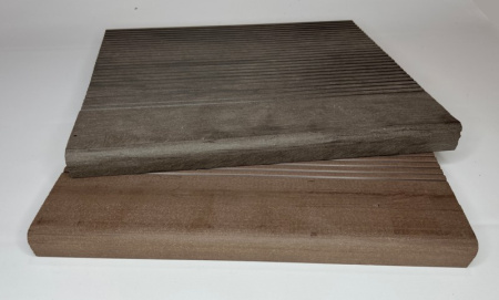 Ступень Ecodecking Техно полнотелая 345х22х4000 Венге